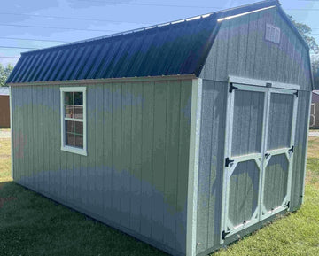 10x16 Deluxe High Barn Stock #AABH26268123 - Homestead Buildings & Sheds