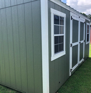 10x16 Workshop Stock #AASH26231723 - Homestead Buildings & Sheds
