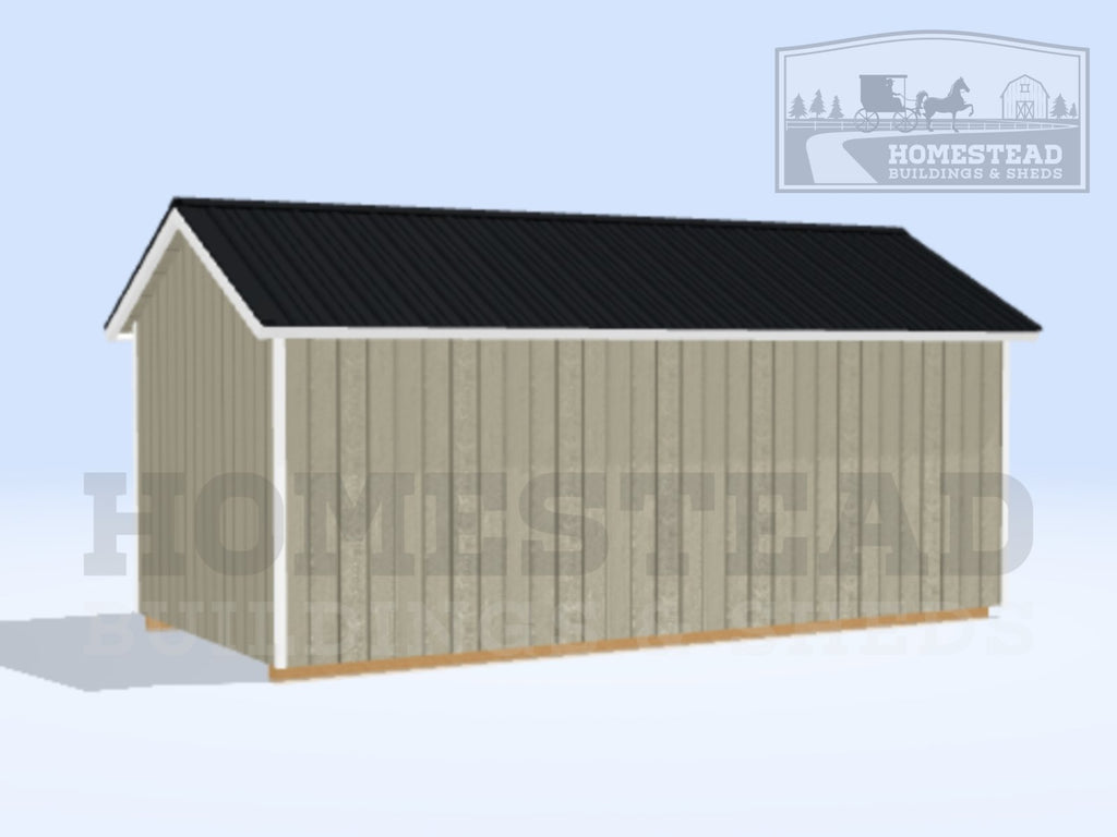 10x20 Cottage with Electrical Stock #NC25804923 - Homestead Buildings & Sheds