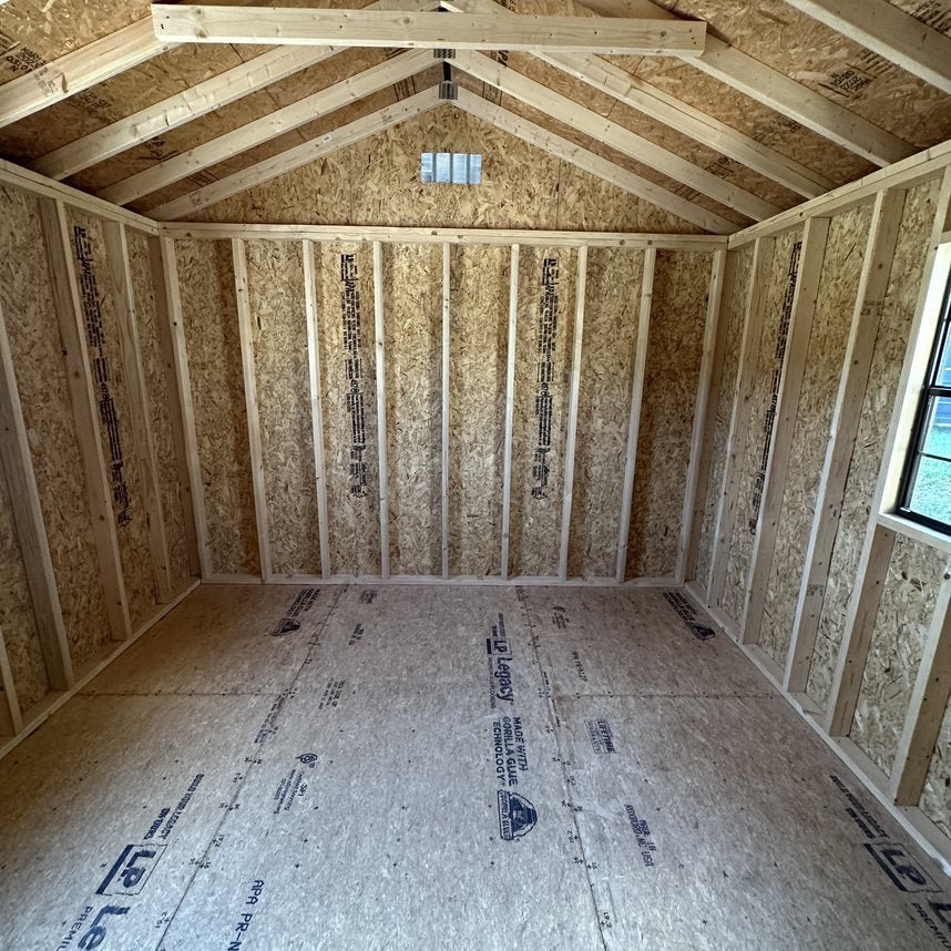 12x12 Deluxe A-Frame Stock #PDH25834723 - Homestead Buildings & Sheds