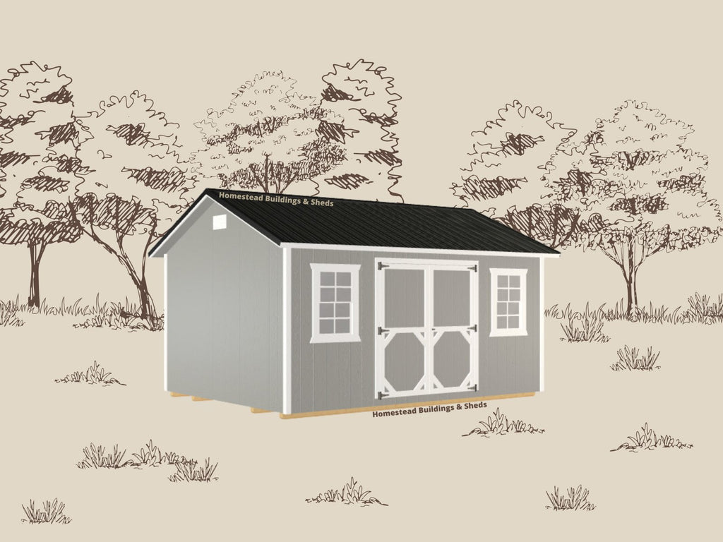 12x16 Deluxe A-Frame: Custom Order - Homestead Buildings & Sheds