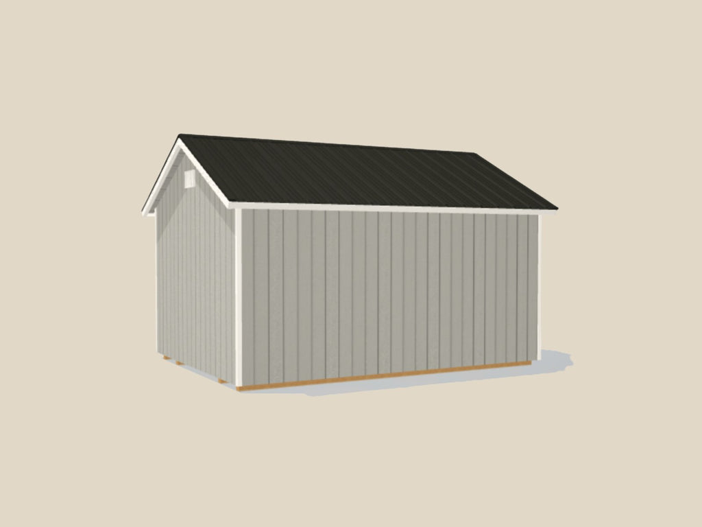 12x16 Deluxe A-Frame with Electrical Stock #AADSH26167623 - Homestead Buildings & Sheds
