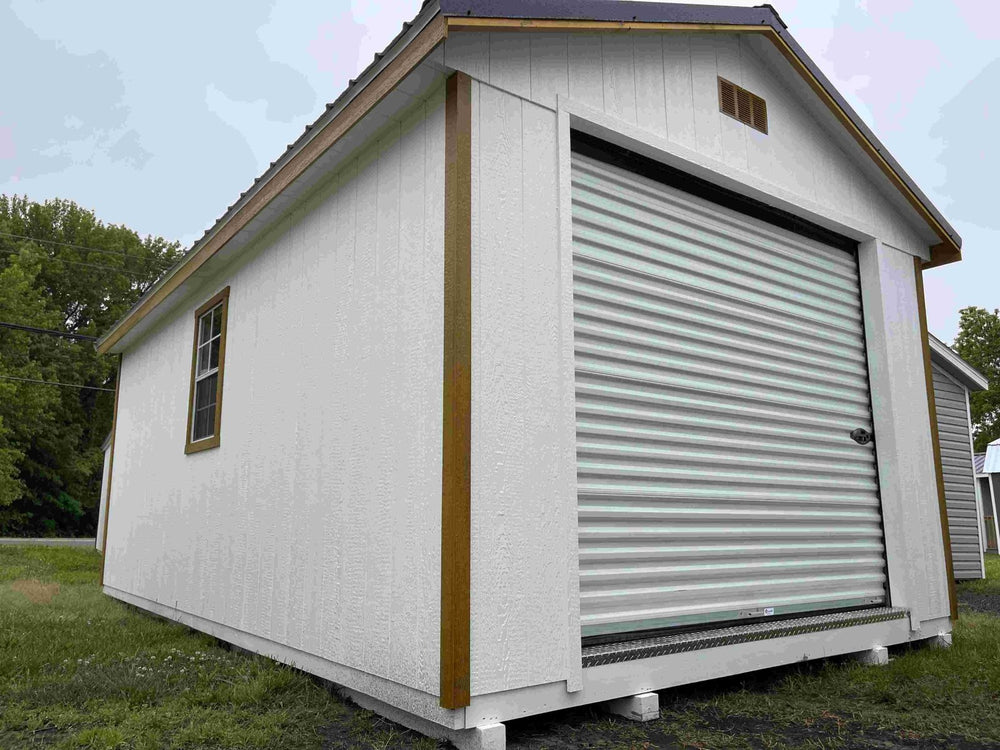 12x20 Deluxe A-Frame Garage #PDH26029523 - Homestead Buildings & Sheds