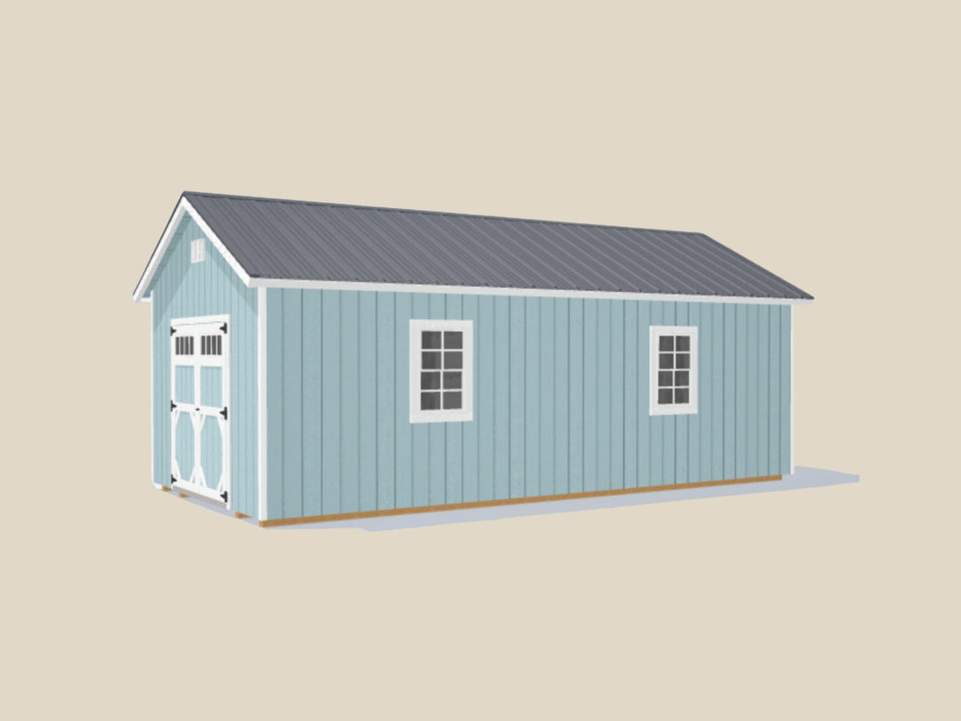 12x24 Deluxe A-Frame Stock #PDH25579822 - Homestead Buildings & Sheds