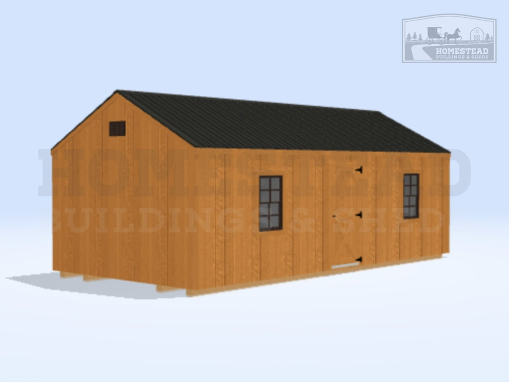 12x24 Smart Shed Stock #NC24125421-T06 - Homestead Buildings & Sheds