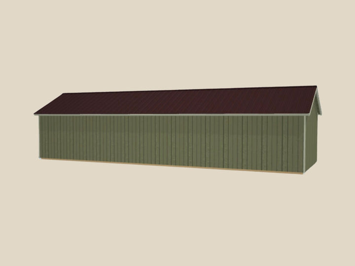 12x44 Deluxe A-Frame Style #AADSH26321023 - Homestead Buildings & Sheds