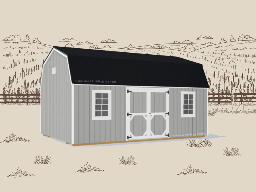 14x20 Deluxe High Barn: Custom Order - Homestead Buildings & Sheds