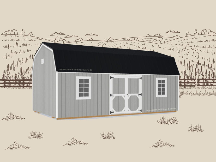 14x24 Deluxe High Barn: Custom Order - Homestead Buildings & Sheds