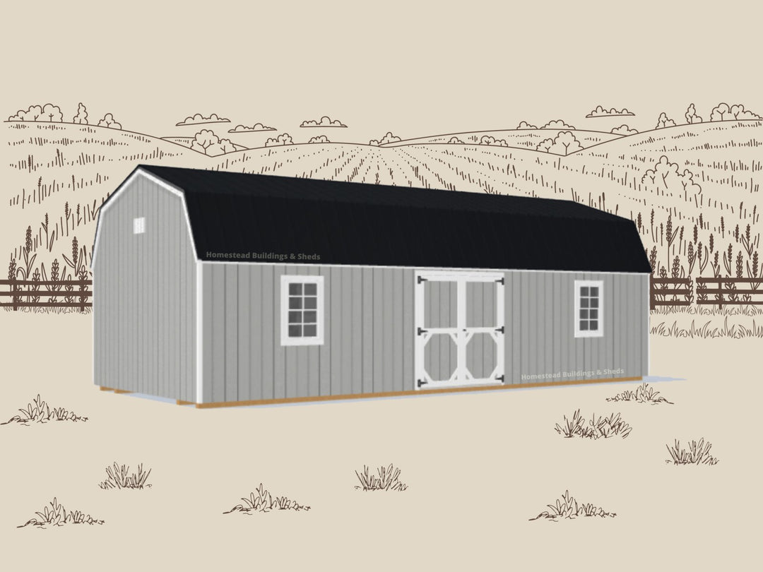 14x32 Deluxe High Barn: Custom Order - Homestead Buildings & Sheds