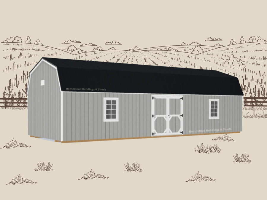 14x36 Deluxe High Barn: Custom Order - Homestead Buildings & Sheds