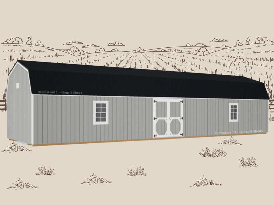 14x48 Deluxe High Barn: Custom Order - Homestead Buildings & Sheds