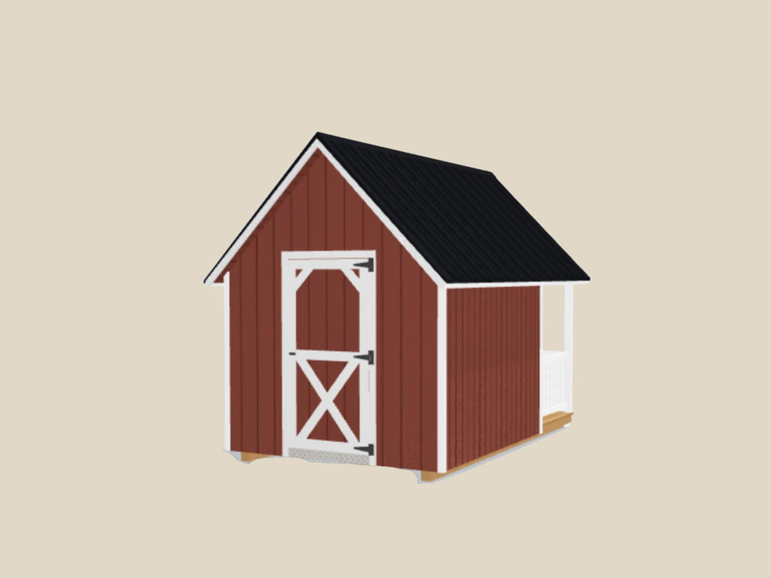 8x12 Clubhouse Stock #NC25605122 - Homestead Buildings & Sheds