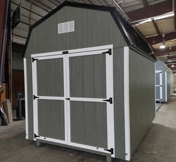 8x12 Utility High Barn Stock #EBHE26342223 - Homestead Buildings & Sheds