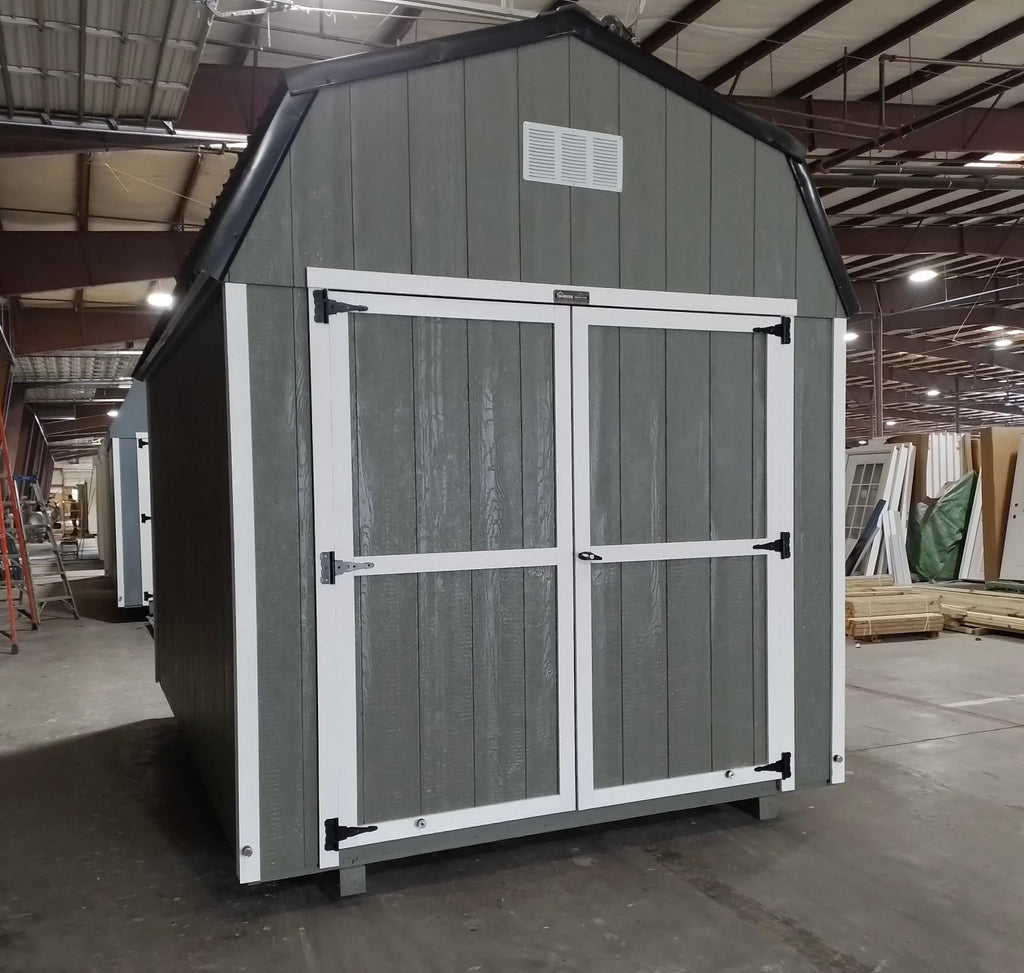 8x12 Utility High Barn Stock #EBHE26342223 - Homestead Buildings & Sheds