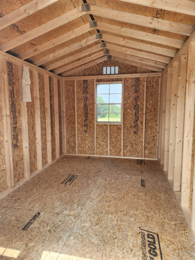 8x12 Workshop Stock #AASH26165323 - Homestead Buildings & Sheds