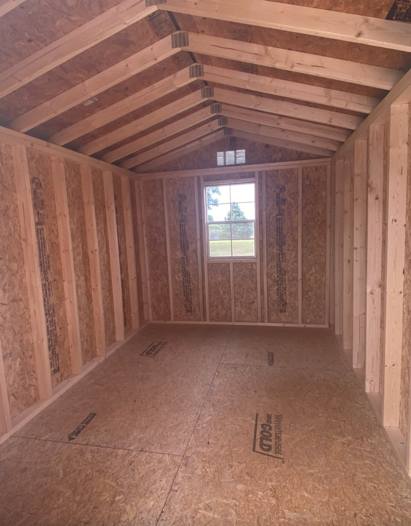 8x12 Workshop Stock #AASH26238023 - Homestead Buildings & Sheds