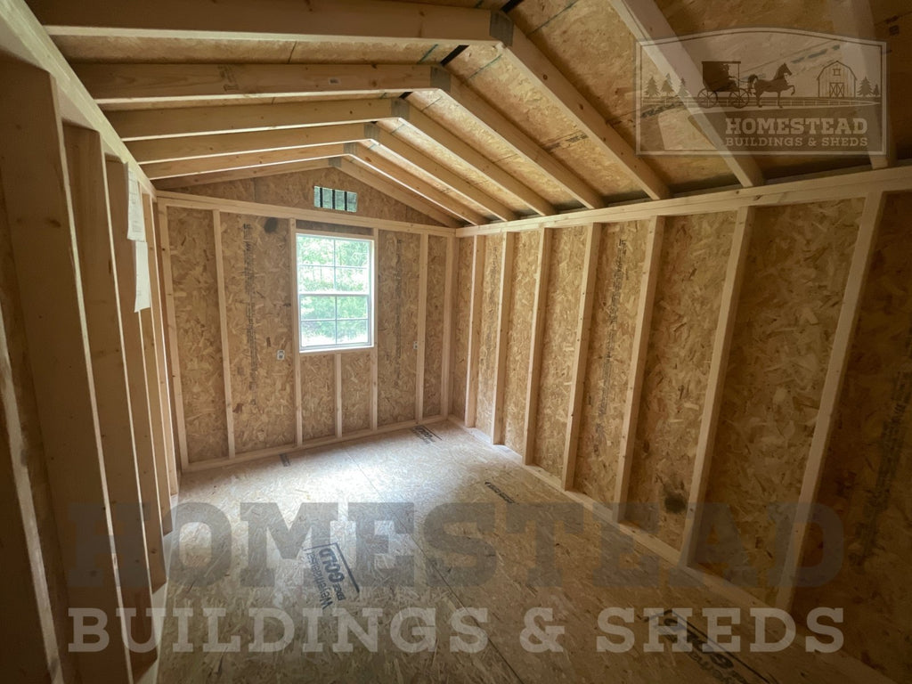 8x12 Workshop Stock #AASH26240323 - Homestead Buildings & Sheds