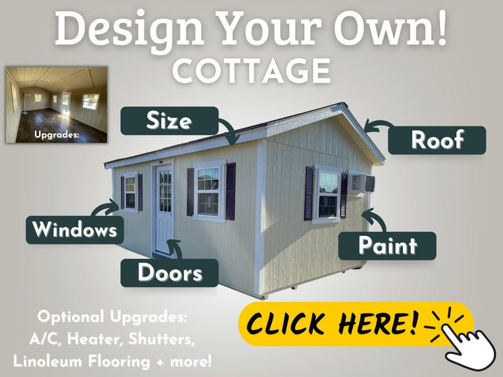 Design Your Own: Cottage - Homestead Buildings & Sheds
