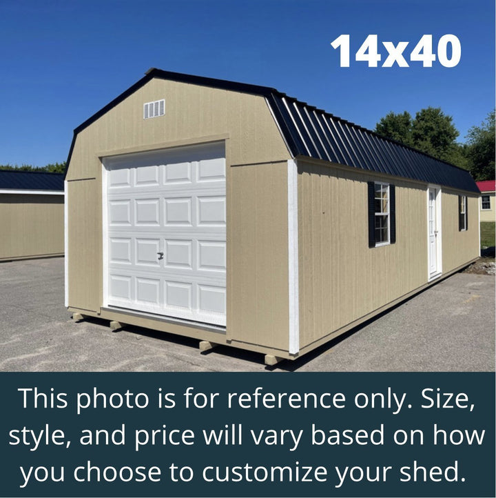 DESIGN YOUR OWN: Heavy Duty Deluxe High Barn Garage - Homestead Buildings & Sheds