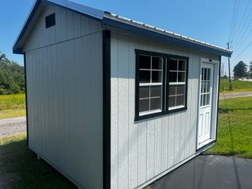 Pre-Owned: 10x12 Deluxe A-Frame Stock #AADSH26260723 - Homestead Buildings & Sheds