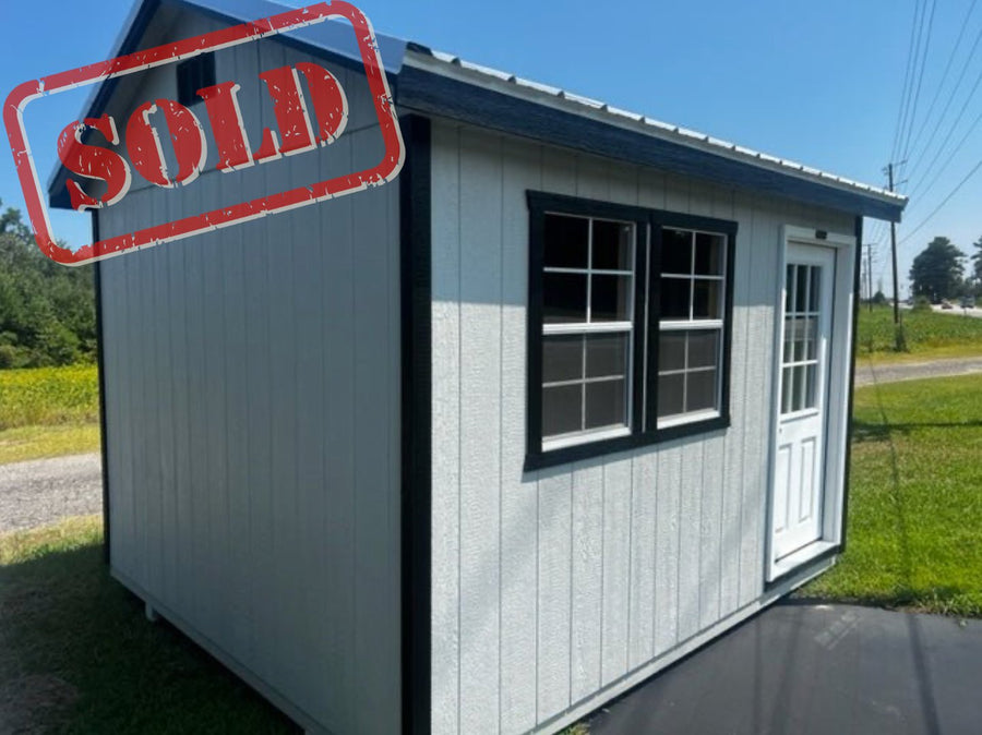SOLD Pre-Owned: 10x12 Deluxe A-Frame Stock #AADSH26260723 - Homestead Buildings & Sheds